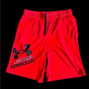 Under Armour Red Teen Shorts.Size YLG.New